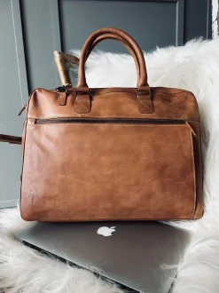 VIAMAJA Computertasker|Tasker Til Mænd<Laptop Cognac London