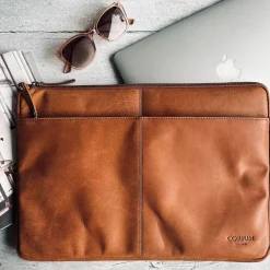 VIAMAJA Computertasker|Tasker Til Mænd<Laptop sleeve Cognac leather