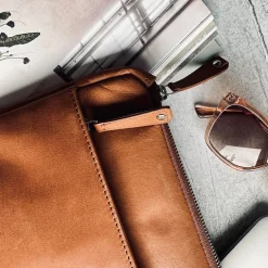 VIAMAJA Computertasker|Tasker Til Mænd<Laptop sleeve Cognac leather