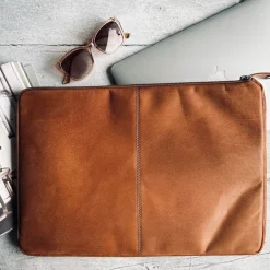 VIAMAJA Computertasker|Tasker Til Mænd<Laptop sleeve Cognac leather