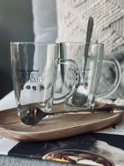 VIAMAJA Krus, Kopper Og Glas<Latte Macchiato sæt - 4 dele