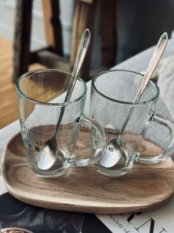 VIAMAJA Krus, Kopper Og Glas<Latte Macchiato sæt - 4 dele