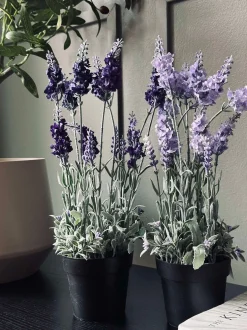 VIAMAJA Blomster<Lavendel 40cm - Mørk Lilla