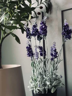 VIAMAJA Blomster<Lavendel 40cm - Mørk Lilla