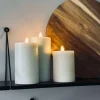 VIAMAJA Lys Og Led|Led Bloklys<LED Bloklys / Mint – 3 stk Rustik lys
