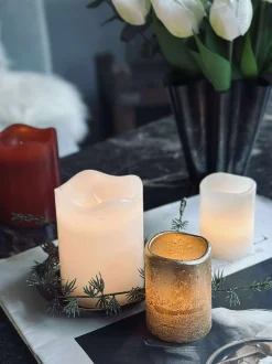 VIAMAJA Lys Og Led|Led Bloklys<LED Bloklys med timer