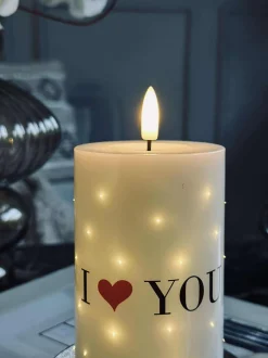 VIAMAJA Lys Og Led|Led Bloklys<LED Bloklys TWINKLE - Love