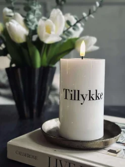 VIAMAJA Lys Og Led|Led Bloklys<LED Bloklys TWINKLE - Tillykke