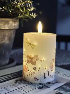 VIAMAJA Lys Og Led|Led Bloklys<LED Bloklys Twinkle flora