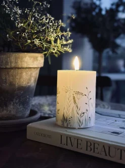 VIAMAJA Lys Og Led|Led Bloklys<LED Bloklys Twinkle wild flora