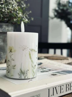 VIAMAJA Lys Og Led|Led Bloklys<LED Bloklys Twinkle wild flora