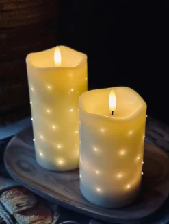 VIAMAJA Lys Og Led|Led Bloklys<LED Bloklys White TWINKLE - 12,5cm