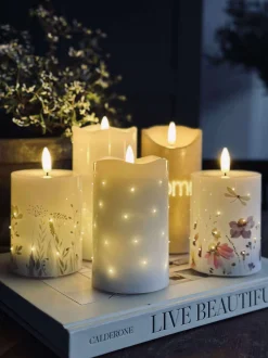 VIAMAJA Lys Og Led|Led Bloklys<LED Bloklys White TWINKLE - 12,5cm