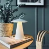 VIAMAJA Lamper|Lys Og Led<LED Bordlampe genopladelig – Hvid - Virker inde og ude