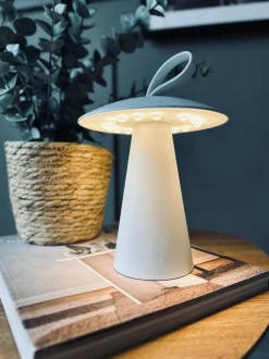 VIAMAJA Lamper|Lys Og Led<LED Bordlampe genopladelig – Hvid - Virker inde og ude