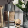 VIAMAJA Lys Og Led|Led Lamper<LED bordlampe MILLA Taupe - genopladelig