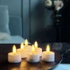 VIAMAJA Lys Og Led|Led Fyrfadslys<LED fyrfadslys 8 stk + Fjernbetjening med timer
