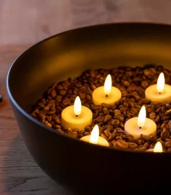 VIAMAJA Lys Og Led|Led Fyrfadslys<LED fyrfadslys 8 stk + Fjernbetjening med timer