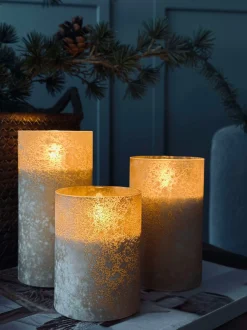 VIAMAJA Lys Og Led|Led Bloklys<LED Lys FROZEN - 3 stk