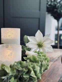 VIAMAJA Lys Og Led|Led Bloklys<LED Lys FROZEN - Hvid 3 stk