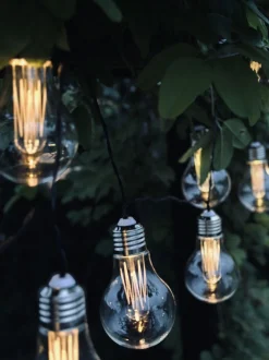 VIAMAJA Lys Og Led|Udendørs Led<LED Lyskæde med solceller - Udendørs med 10 pære