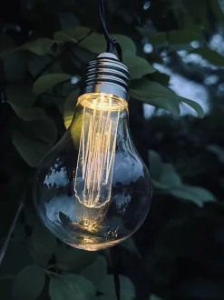 VIAMAJA Lys Og Led|Udendørs Led<LED Lyskæde med solceller - Udendørs med 10 pære