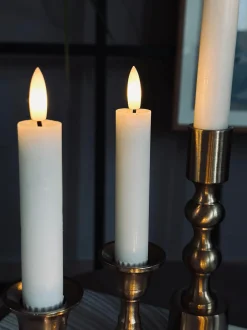 VIAMAJA Lys Og Led|Led Fyrfadslys<LED Lyspakke med 8 dele - Hvid