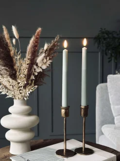 VIAMAJA Lys Og Led|Led Keglelys<LED Stagelys Mint - 2 stk
