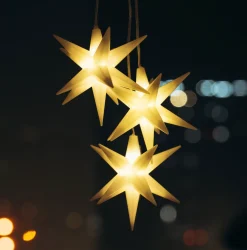 VIAMAJA Led Jul|Led Dekoration<LED stjernelys - 3 stk. sæt
