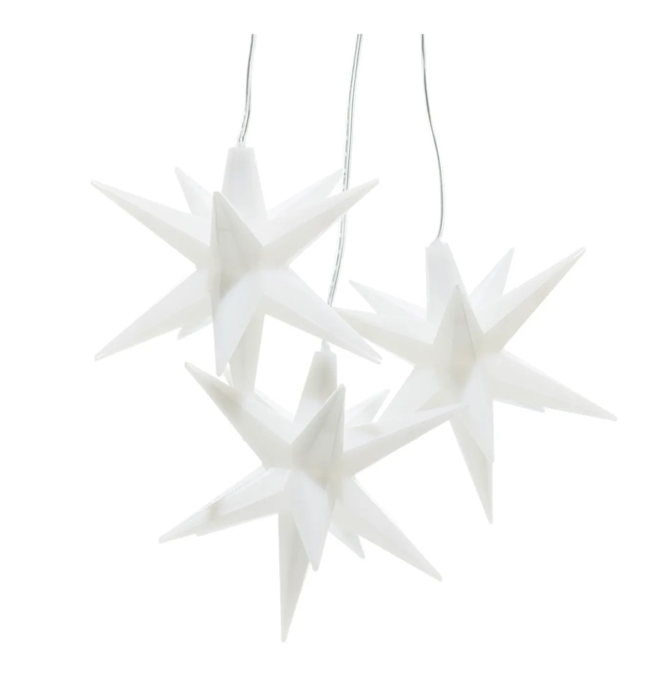 VIAMAJA Led Jul|Led Dekoration<LED stjernelys - 3 stk. sæt