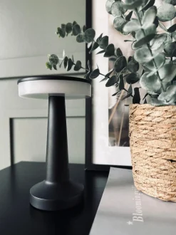 VIAMAJA Lamper|Lys Og Led<LED Touch Bordlampe genopladelig - Sort