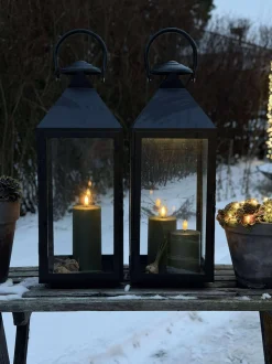 VIAMAJA Lys Og Led|Udendørs Led<LED Udendørs Bloklys - Sæt af 3 stk - Grøn