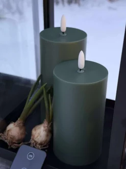 VIAMAJA Lys Og Led|Udendørs Led<LED Udendørs Bloklys - Sæt af 3 stk - Grøn