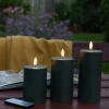 VIAMAJA Lys Og Led|Udendørs Led<LED Udendørs Bloklys sæt af 3 stk – Grøn