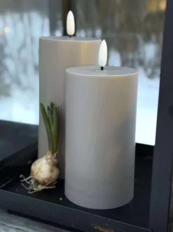 VIAMAJA Lys Og Led|Udendørs Led<LED Udendørs Bloklys sæt af 3 stk – Sand
