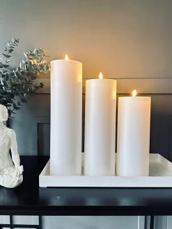 VIAMAJA Lys Og Led|Udendørs Led<LED Udendørs XL Bloklys 30cm