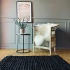 VIAMAJA Dørmåtte<Luksus måtte i black jute – 60x120cm