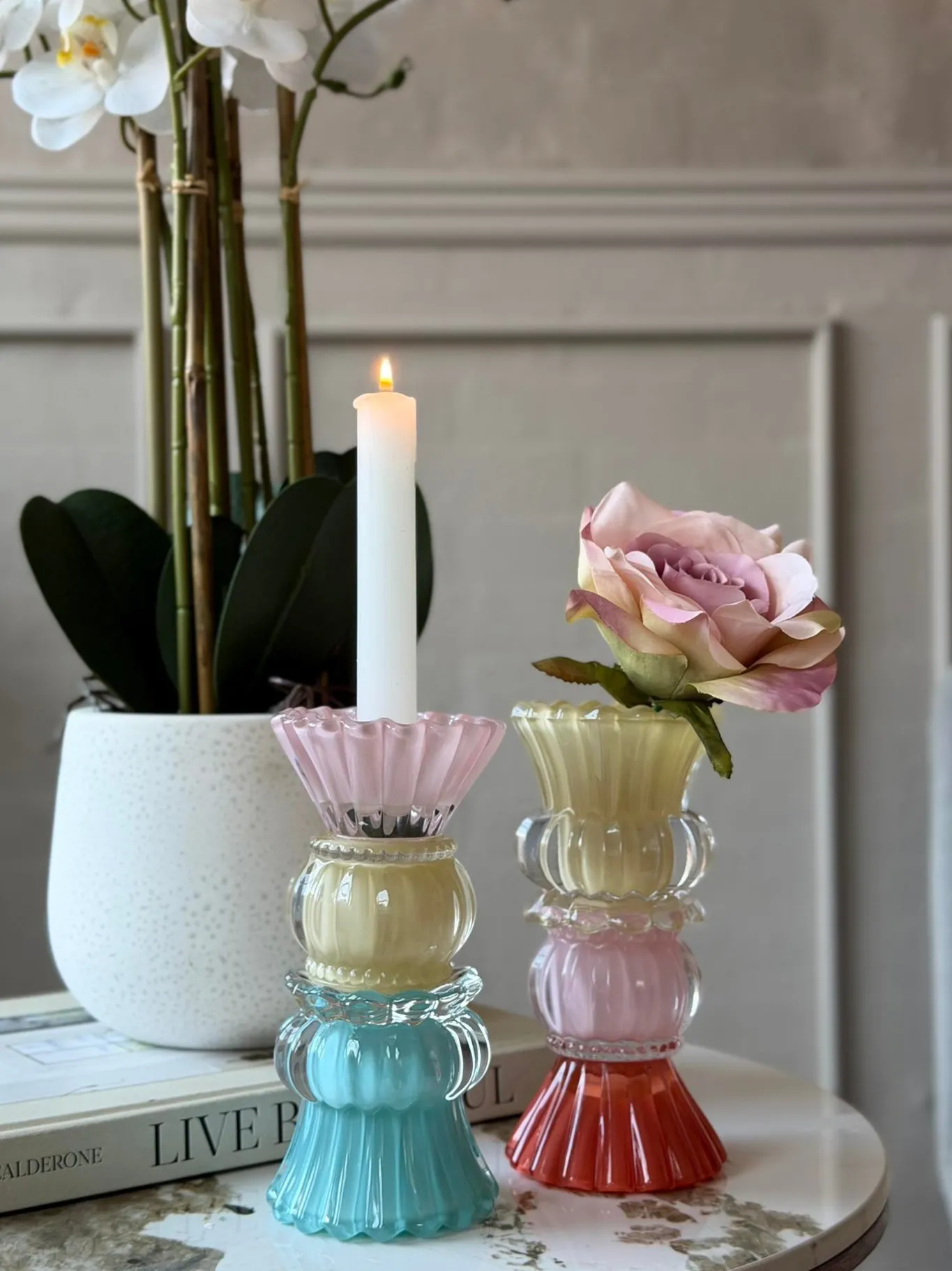 VIAMAJA Lysestager|Interiør<Lysestage BON 17 cm Vendbar - MIX