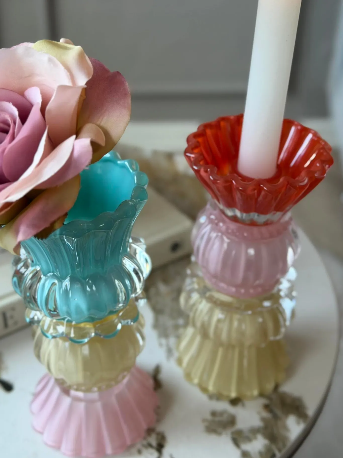 VIAMAJA Lysestager|Interiør<Lysestage BON 17 cm Vendbar - MIX