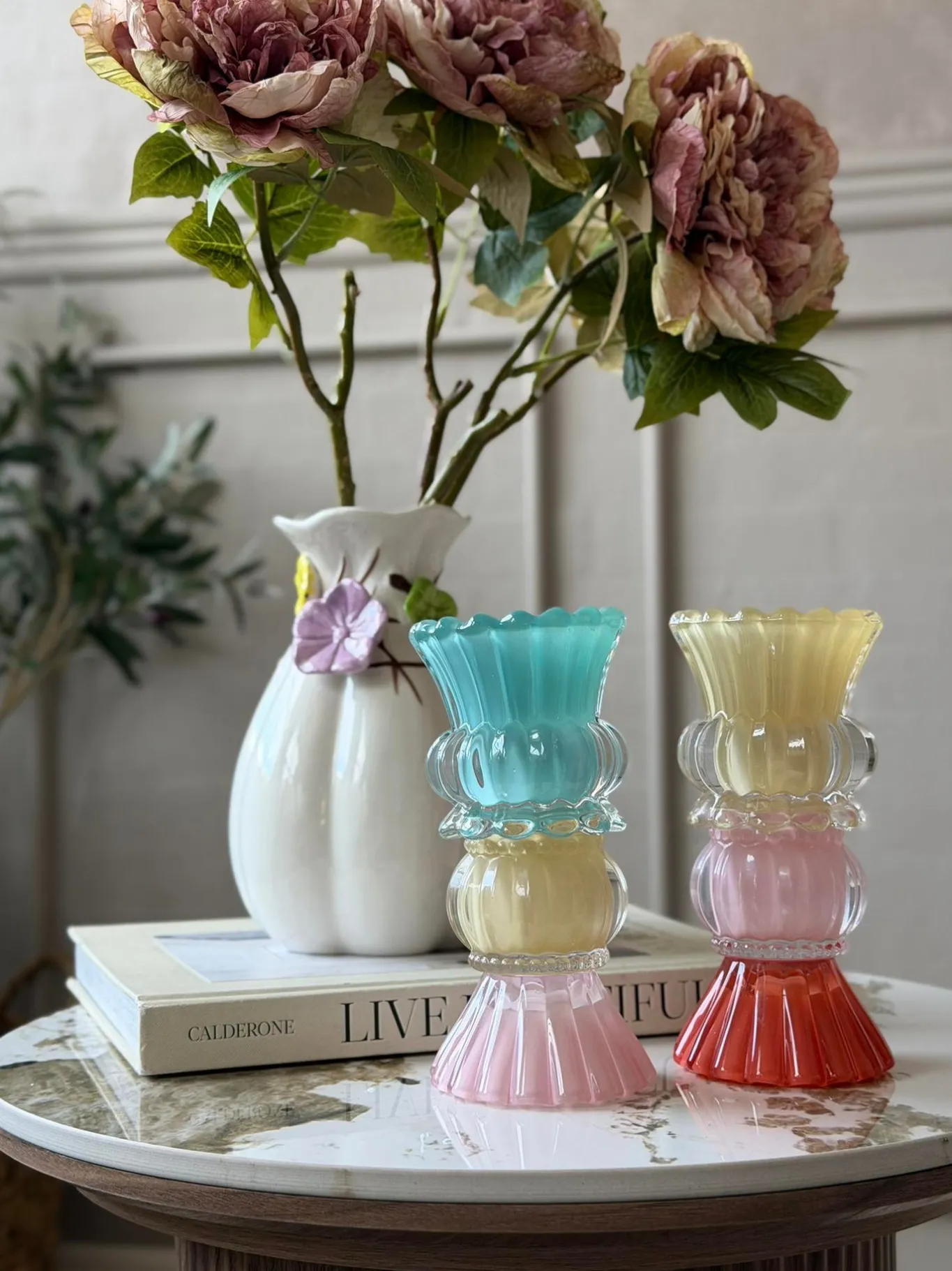 VIAMAJA Lysestager|Interiør<Lysestage BON 17 cm Vendbar - MIX
