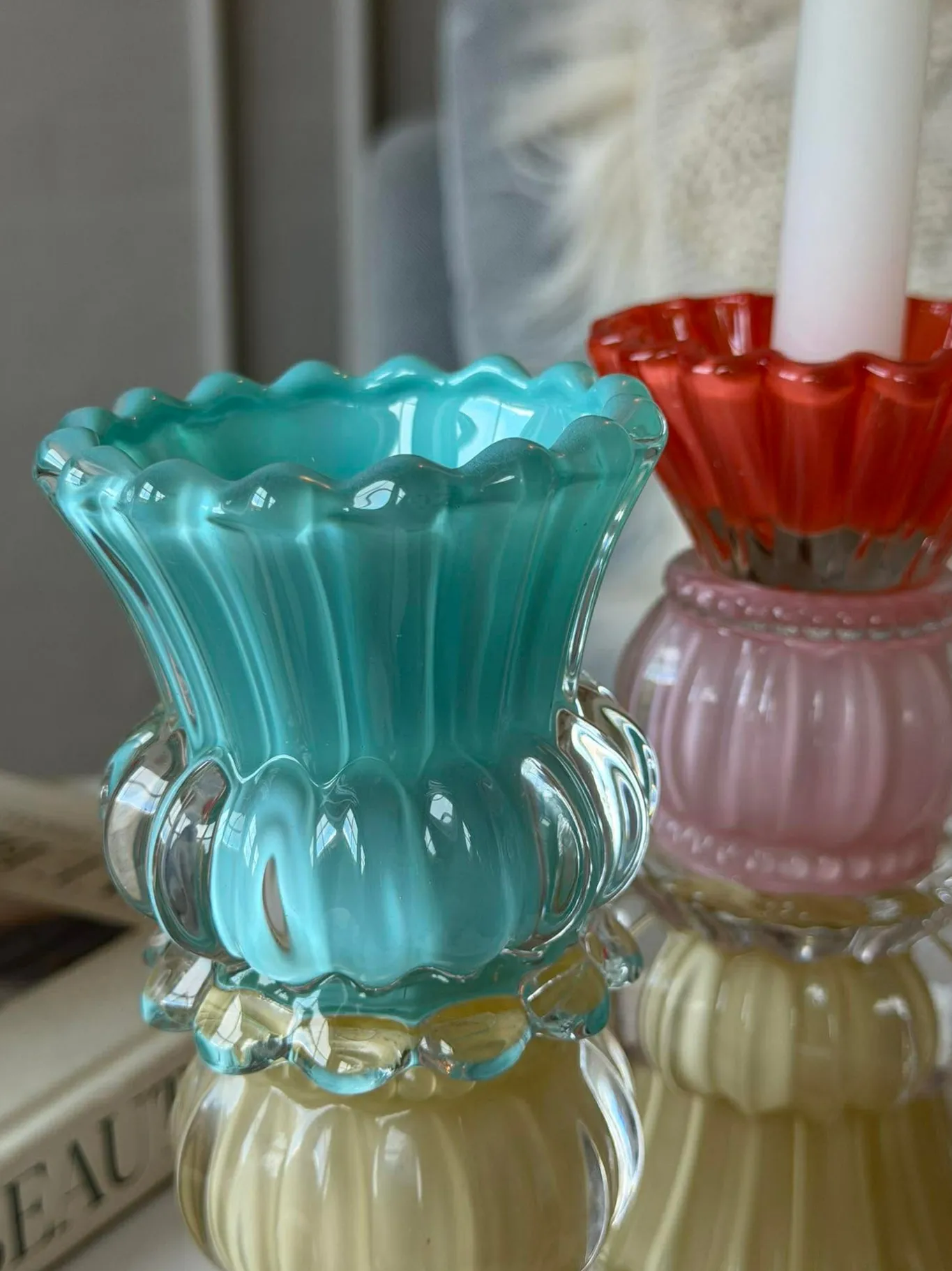 VIAMAJA Lysestager|Interiør<Lysestage BON 17 cm Vendbar - MIX