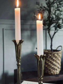 VIAMAJA Lysestager<Lysestage Calla Alu guld