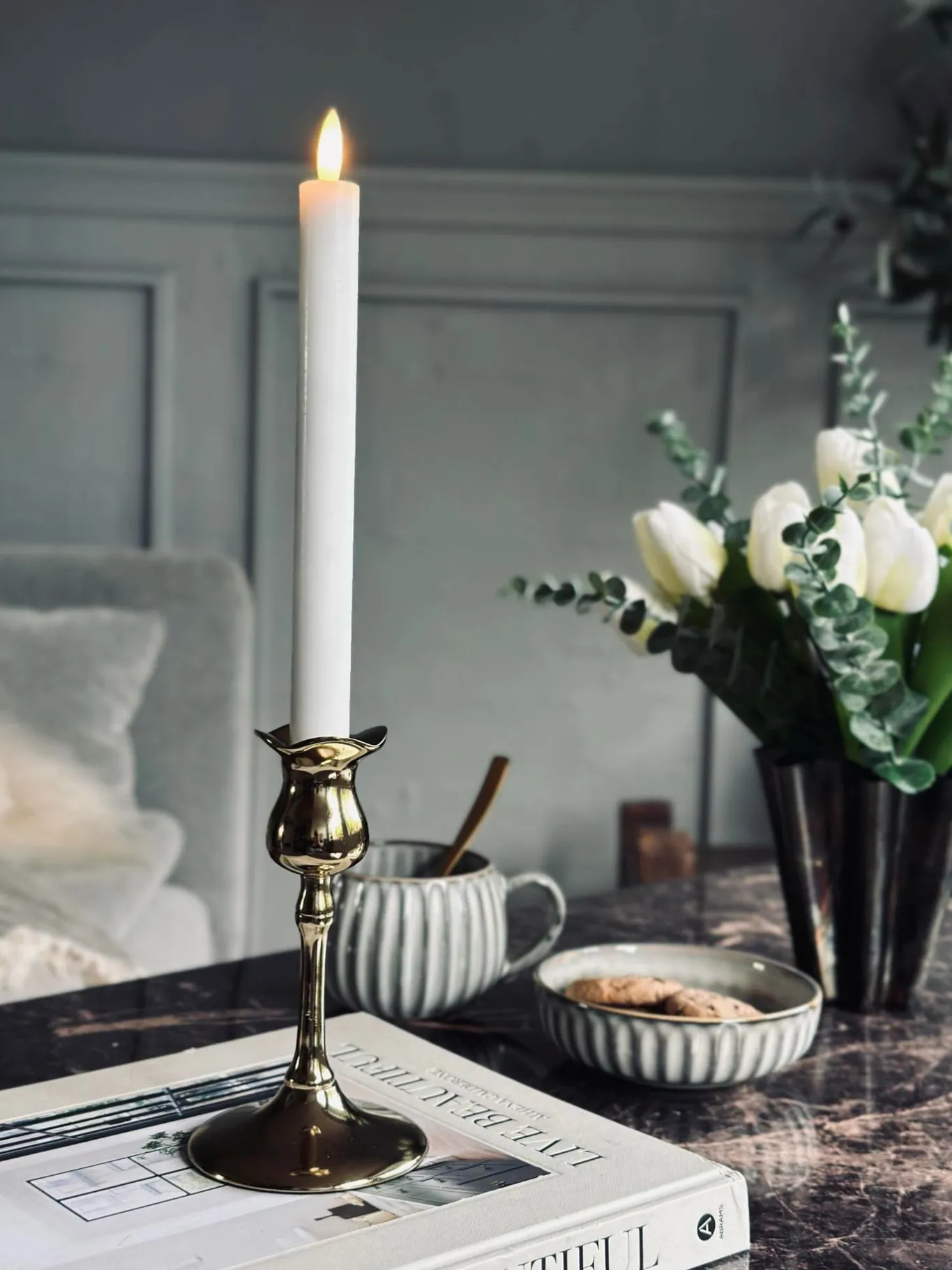 VIAMAJA Lysestager|Interiør<Lysestage flower