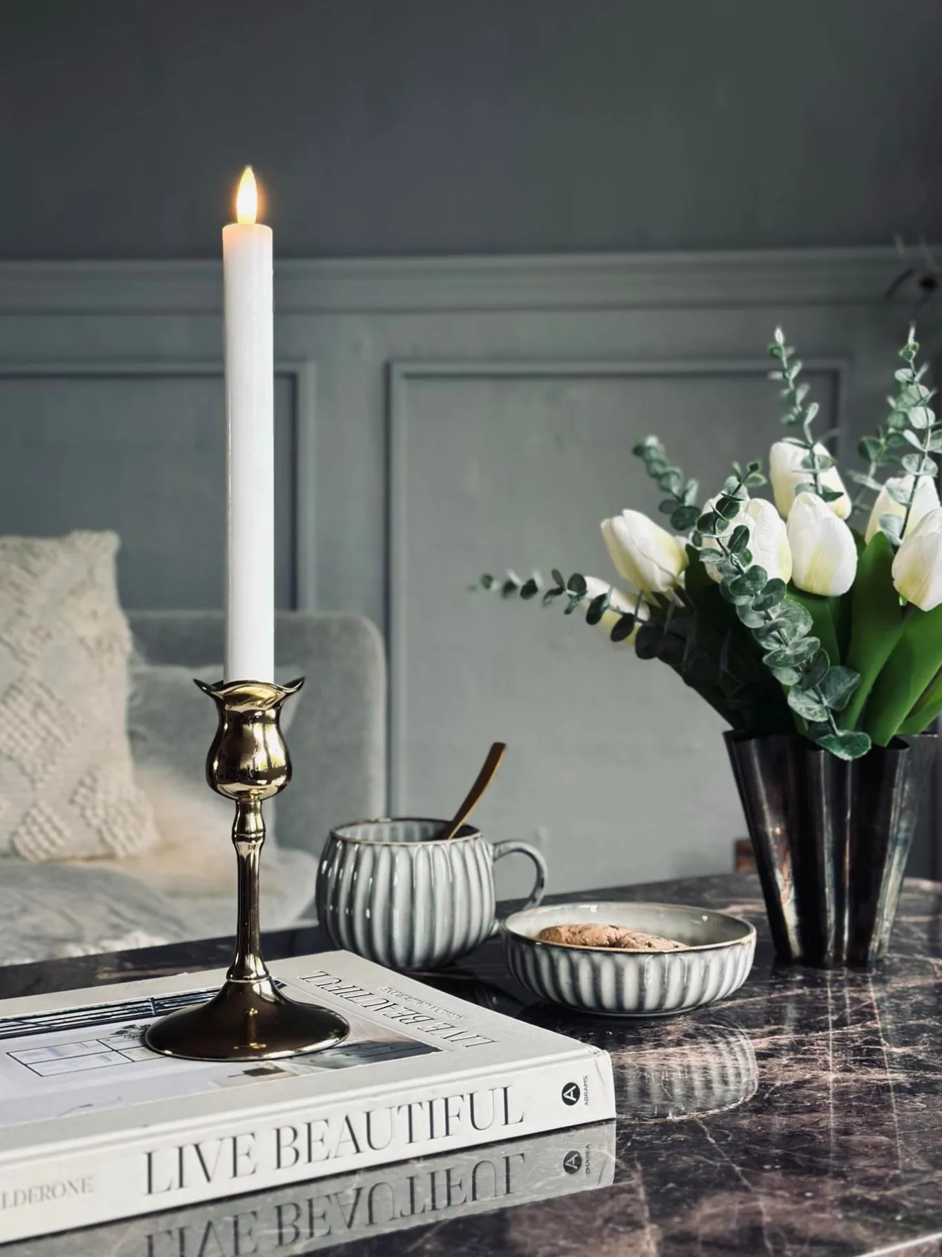 VIAMAJA Lysestager|Interiør<Lysestage flower
