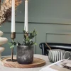 VIAMAJA Lysestager<Lysestage FROST dark - Lille