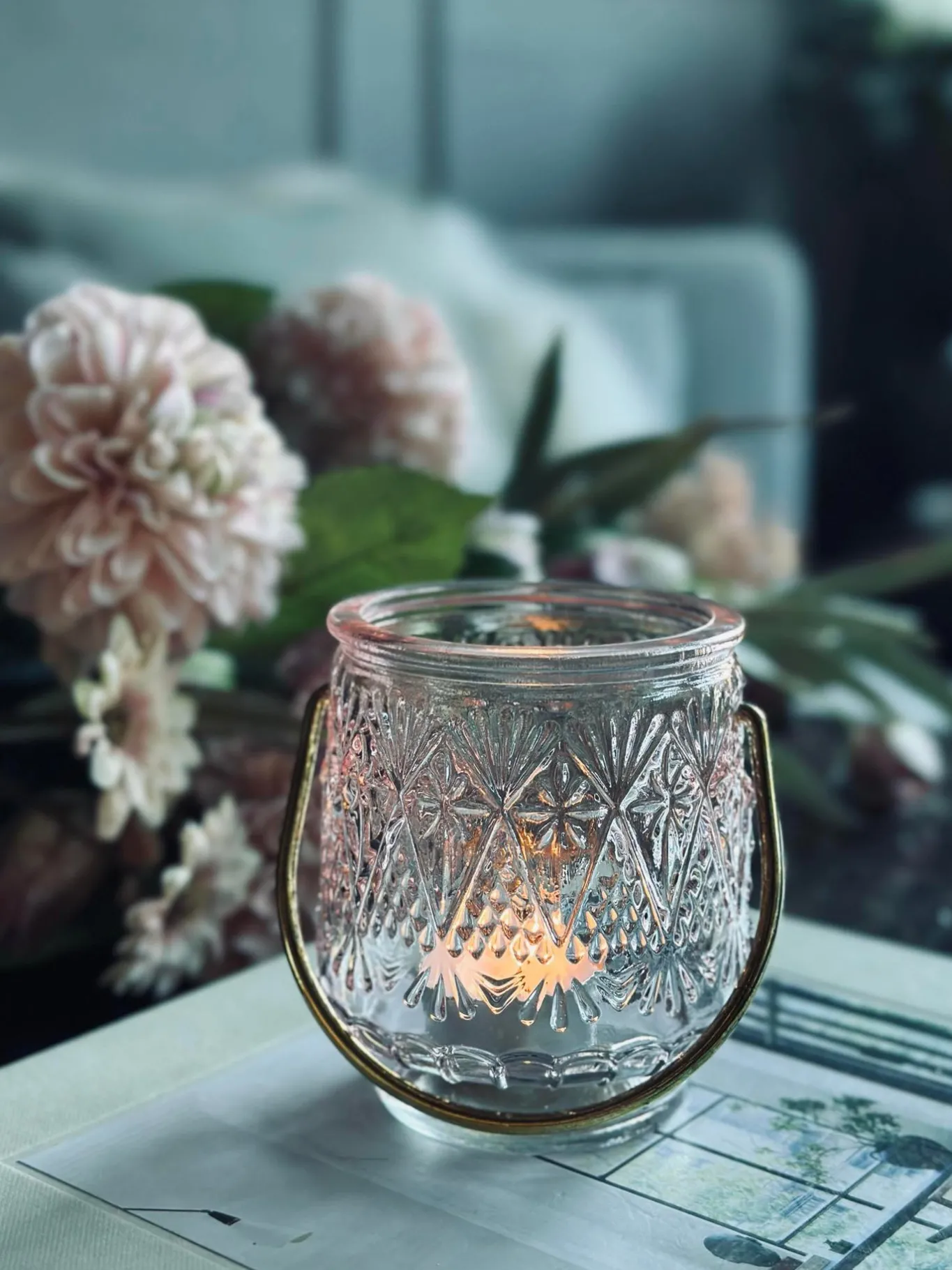 VIAMAJA Lysestager<Lysestage lanterne - Rosa