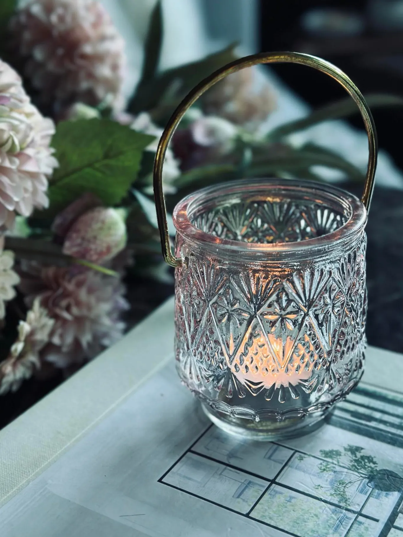 VIAMAJA Lysestager<Lysestage lanterne - Rosa