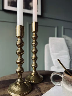VIAMAJA Lysestager<Lysestage med kugler H 21 cm