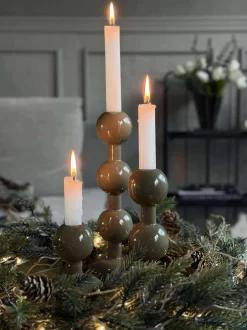VIAMAJA Lysestager|Jul<Lysestage Oliven