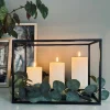 VIAMAJA Lysestager|Restparti<Lysestage til 3 bloklys - Black